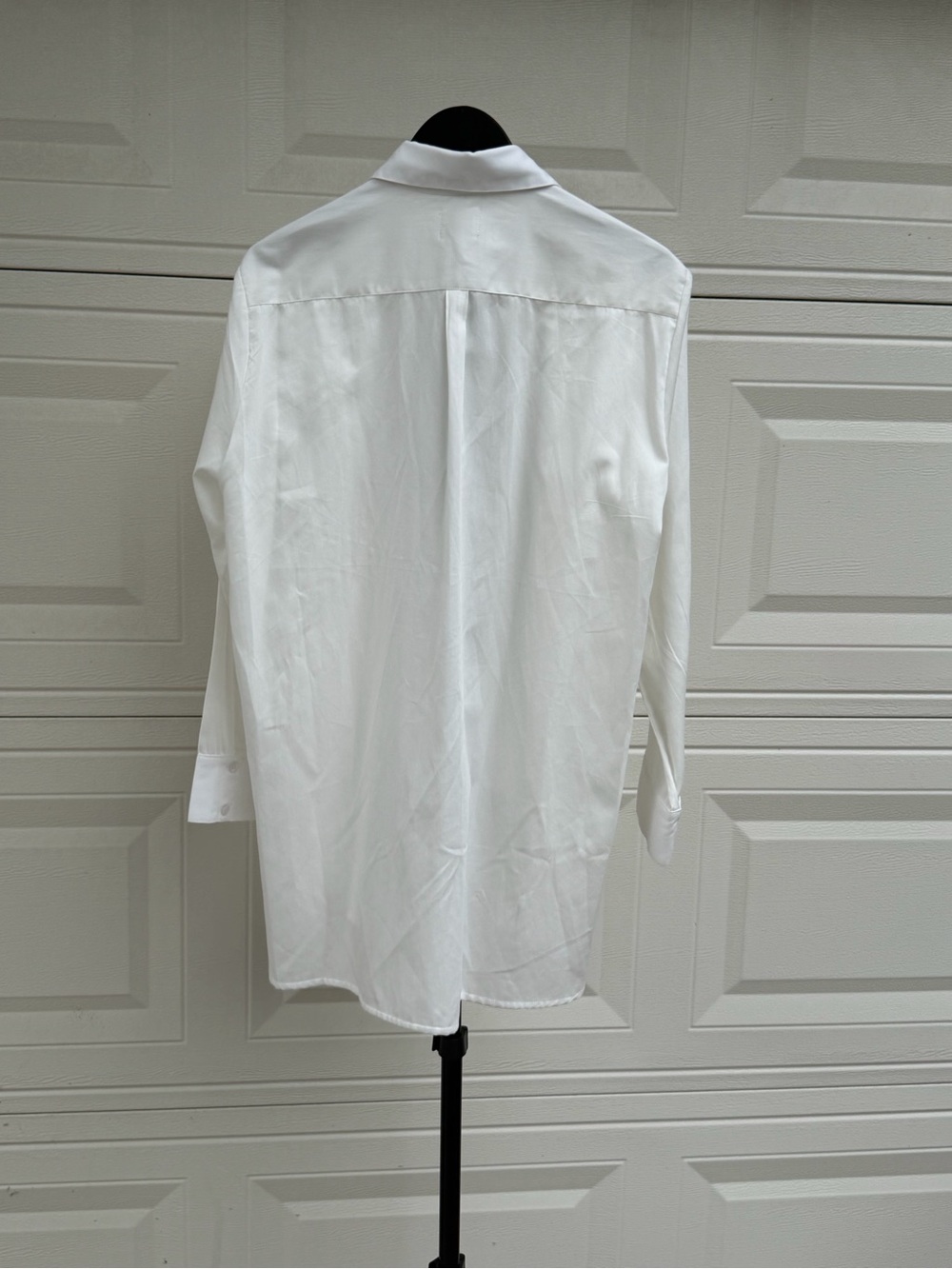 Hara White Organic Cotton Embroidered Goddess Button Down Tunic Shirt L NWT - Picture 15 of 17
